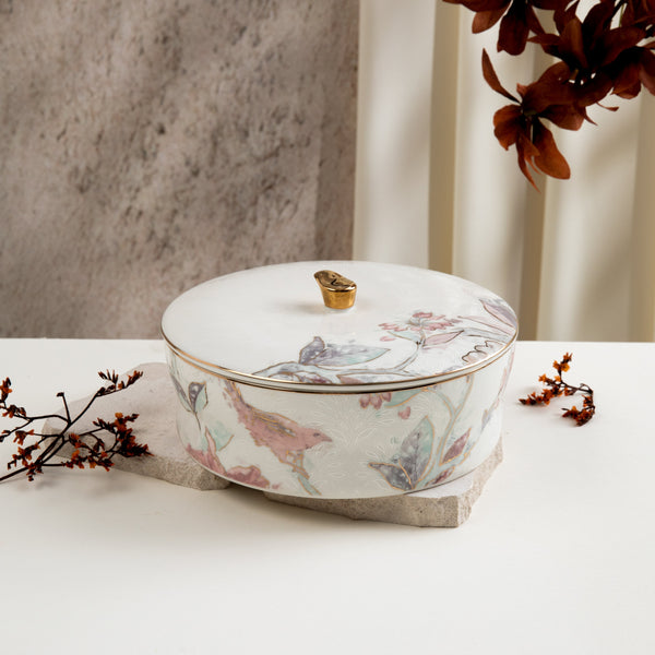 تمرية حجم وسط من خزامة  - أحمر و ذهبي