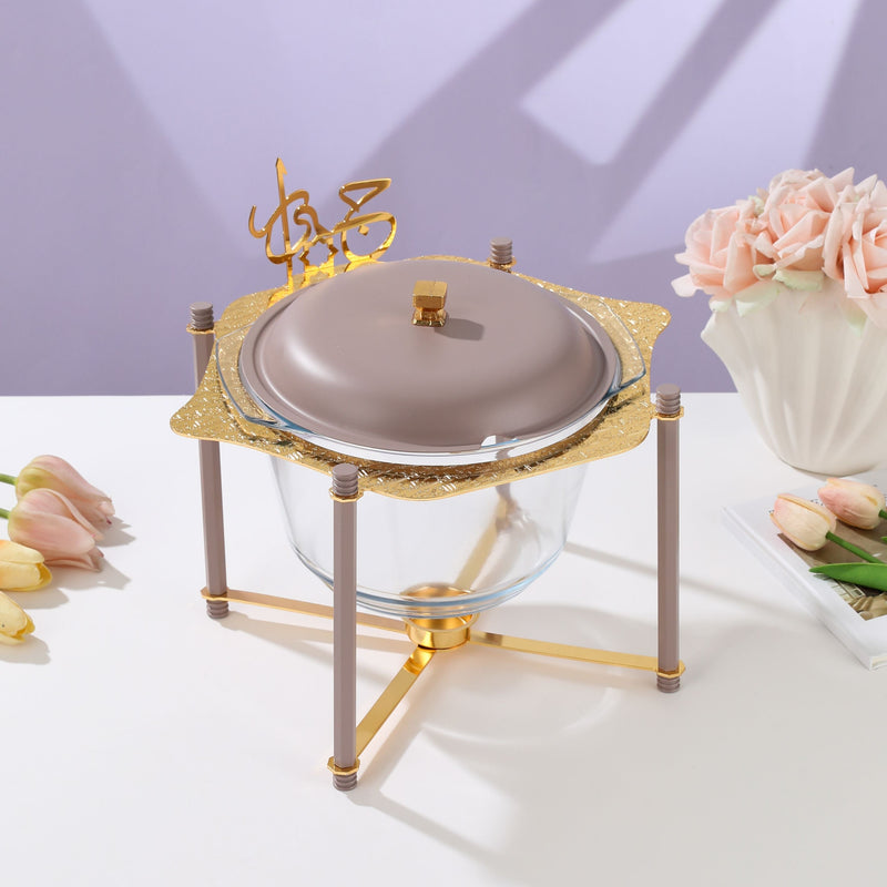 Otantik Serving Buffet From Jiwar Purple + Gold MS Department Store Oman