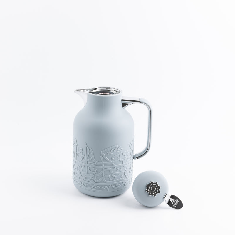 Otantik One Vacuum Flask For Tea And Coffee From Jiwar Blue + Silver MS Department Store Oman
