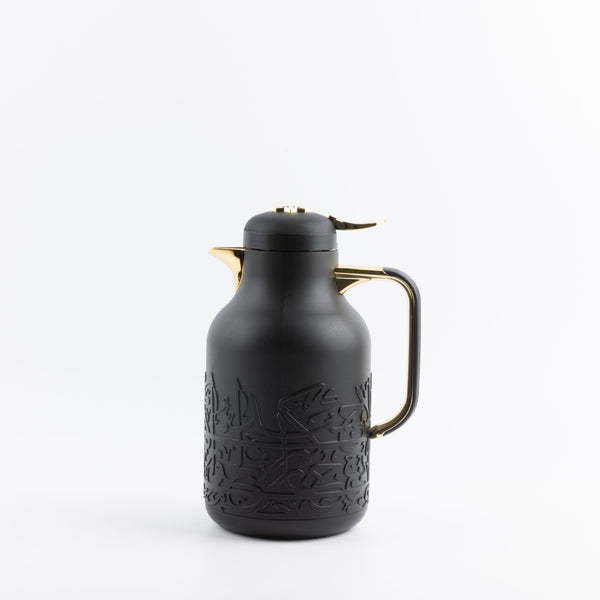 One Vacuum Flask For Tea And Coffee From Jiwar - Black+Gold